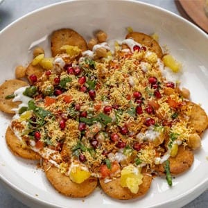 Aloo Papdi Ki Chaat.
