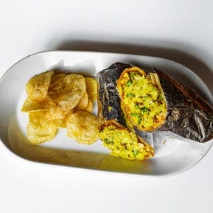 Aloo Kathi Roll.