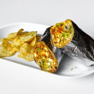 Paneer Tikka Kathi Roll.