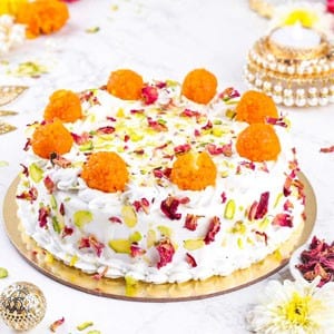 Motichur Cake.