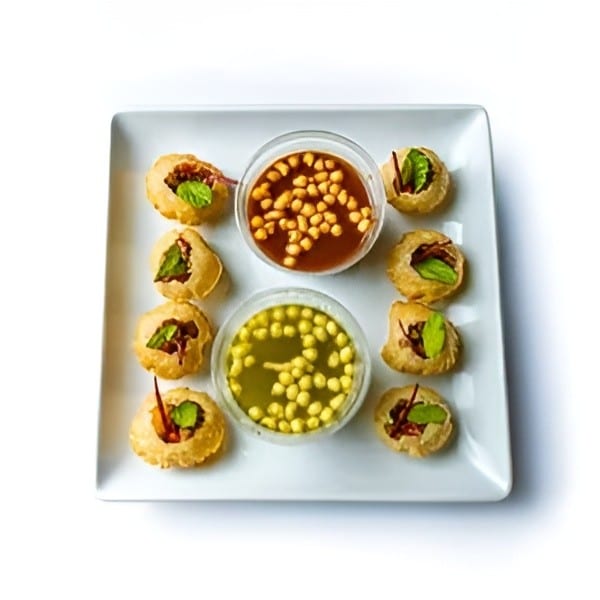 Golgappe-Pani Poori Chaat.