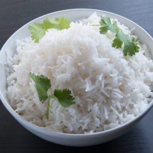 Steamed Rice.