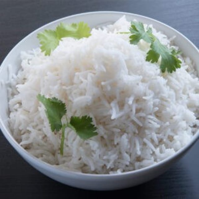 Steamed Rice.