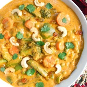 Vegetable Korma Curry.