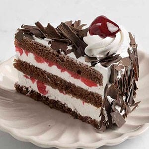 Eggless Black Forest Pastry.