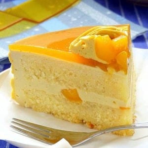 Eggless Pastry Mango.
